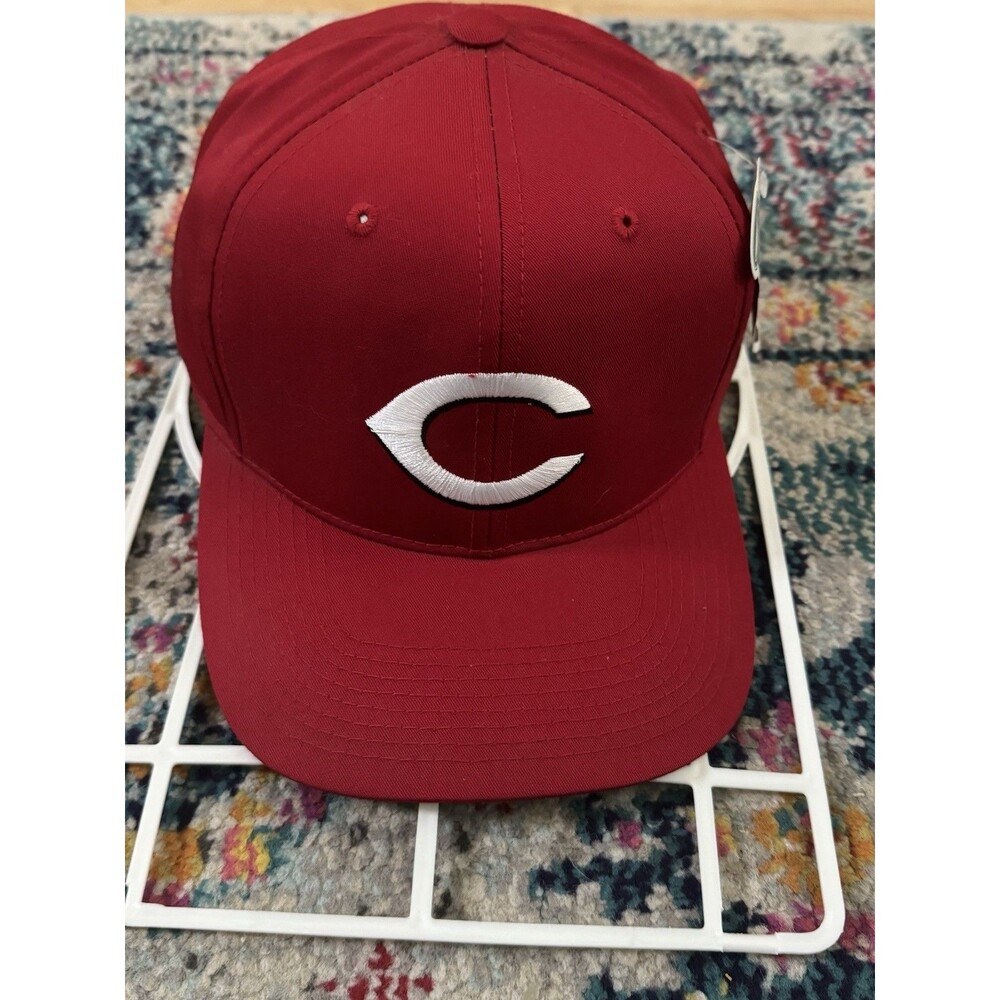 NEW Vintage 90s Cincinnati Reds Snapback Hat Outdoor Cap Deadstock MLB Baseball